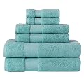 Contemporary 6-pc. Towel Set - Turquoise