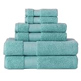 Contemporary 6-pc. Towel Set - Turquoise
