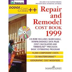 Repair & Remodel Cost Book 1999 (Dodge Cost Guides)