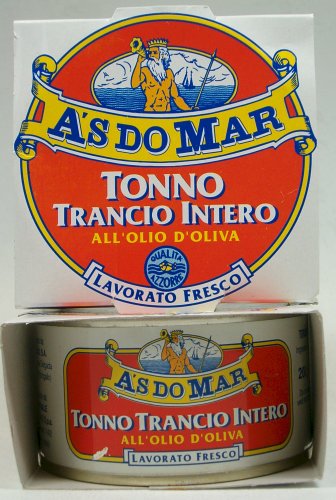A's Do Mar Tonno Trancio Intero Tuna Packed in Olive Oil (200GRAMS)