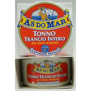 A's Do Mar Tonno Trancio Intero Tuna Packed in Olive Oil (200GRAMS) by 