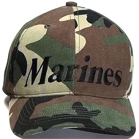 Marines Low Profile Cap - Woodland Camouflage