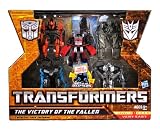 Transformers “Hunt for the Decepticon” Series Exclusive 5 Pack Legends Class 3 Inch Tall Robot Action Figure – The Victory of the Fallen with The Fallen (Vehicle Mode: Cybertronian Destroyer), Starscream (Vehicle Mode: F-22 Raptor), Optimus Prime (Vehicle Mode: Rig Truck), Megatron (Vehicle Mode: Fusion Tank) and Jetfire (Vehicle Mode: SR-71 Blackbird)