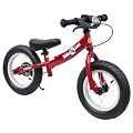 bike*star 30.5cm (12 Inch) Kids Learner Balance Beginner Run Bike Sport - Red