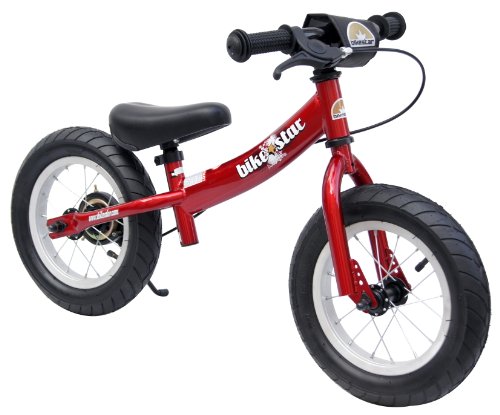 bike*star 30.5cm (12 Inch) Kids Learner Balance Beginner Run Bike Sport - Red