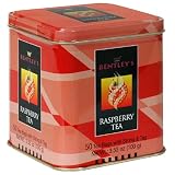 Bentleys Royal Classic Raspberry Tea, 50-Count Tins (Pack of 4)