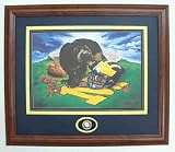 Michigan Wolverines - Wolverine Pride Framed Lithograph By Conrad Hack From Sports Marketing Inte