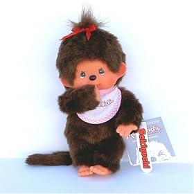 Monchhichi: Girl with Pink Bib