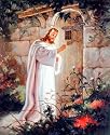 Jesus Knocking On Your Door # 2 Art Poster Print - 20" X 16"