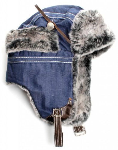 City Hunter W430 Promium Denim Trapper Hat (4 Colors)