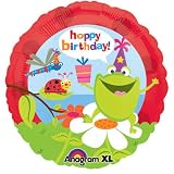 Happy Frog Mylar Party Birthday Balloon 18 Inch