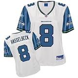 Matt Hasselbeck White Reebok Premier Seattle Seahawks Women's Jersey - Small
