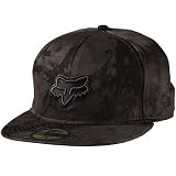 Fox Racing Keeferz New Era Men's Fitted Casual Hat - Color: Black, Size: 7 3/8