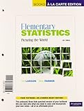 Elementary Statistics: Picturing the World, Books a la Carte Edition Plus MSL Student Access Code Card (for ad hoc valuepacks)