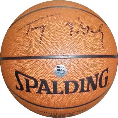 Autographed Tracy McGrady Basketball - Autographed Basketballs
