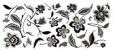 RoomMates RMK1167GM Jazzy Jacobean Peel and Stick Wall Decal