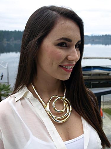 Bendable Necklace By Snake Twist, Silver and Gold Multi 8mm