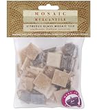 Italian Vitreous 3/4 Inch Glass Mosaic Tiles-8 oz/Earthtones