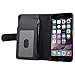 Inten Premium Leather Case Compatible with iPhone 6 Plus/ 6S Plus, Stand Wallet Leather Case with Credit Card Slot Compatible with iPhone 6 Plus/ 6S Plus(5.5