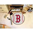 Boston Red Sox MLB "Baseball" Round Floor Mat (29")