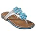 Toddler Girls' Cherokee® Jillian Beaded Sandal - Silver