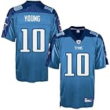  : Vince Young Jersey: Reebok Light Blue Replica #10 Tennessee Titans Jersey