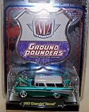 M2 Machines Ground Pounders ~1957 Chevrolet Nomad (Turquioise & White)