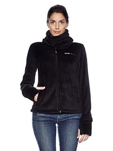 Black Canyon - Chaqueta forro polar para mujer, tamaño M, color negro
