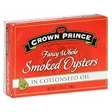 Review Crown Prince N/A / Crown Prince Smoked Oysters in Cottonseed Oil, 3.75-Ounce Cans (Pack of 24)
