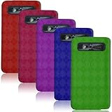 HTC 7 TROPHY T8686 - RED, HOT PINK, PURPLE, BLUE, & NEON GREEN TRANSPARENT  ....