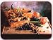Fine Art Glass Cutting Board--Grapes