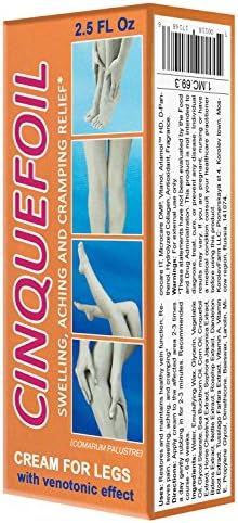 Cream With Cinquefoil for Venous Health Support 75ml/2.5 Fl Oz