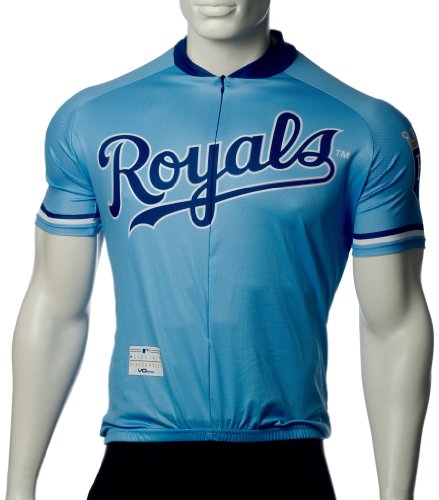 MLB Kansas City Royals Women's Cycling Jersey, Blue, Medium