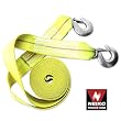 Neiko 20' Ft Heavy Duty 10,000 Lb Capacity Tow Strap with Hook