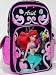 Pretty Ariel Backpack Black & Water Bottle