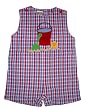 ZU Petit Ami Newborn/Infant Boys Pail and Shovel Seersucker Sunsuit Romper