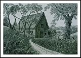 Tom Masse (Field of Dreams) Black Wood-Mounted Art Poster Print - 22 X 32