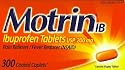 Motrin IB-Ibuprofen Pain Reliever Tablets, 300 Coated Tablets