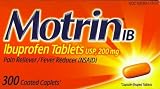 Motrin IB-Ibuprofen Pain Reliever Tablets, 300 Coated Tablets