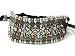Tri Tone Metal Ball and Crystal Friendship Fashion Bracelet