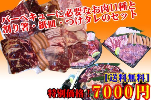 【商番819】お腹いっぱい！バーベキューセット10人前　お肉10種類　総重量約3.5kg