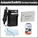 Battery And Charger Kit For Canon PowerShot S100 SX230HS, SX-230HS, SX210IS SX200IS SD990IS SD970IS SD950IS SD900 SD890IS SD880IS Includes Replacement NB-5L Extended Battery + Ac/Dc Charger + MicroFiber Cleaning Cloth + LCD Screen Protector + More