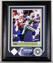 Emmitt Smith Game Used Jersey Photomint - Plaque