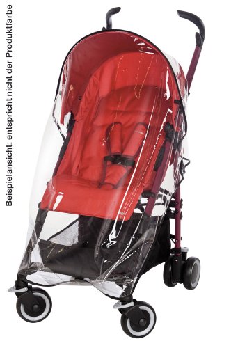 Imagen 3 de Maxi-Cosi 13043957 Mila - Silla de paseo con capota, protector para la lluvia y adaptador para el capazo, color naranja
