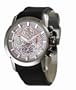 Kenneth Cole New York Men's KC1517 Sport Collection Steel Dial Black Leather Strap Watch