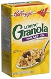 Kellogg's Low Fat Granola With Raisins, 2.22-Ounce Single Serve Packs (Pack of 70)