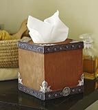 Western Bathroom Tissue Box Cover by Collections Etc