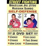 BRAZILIAN JIU JITSU and RUSSIAN SAMBO: Unbeatable Streetfighting Self-Defense Techniques 2 DVD SET