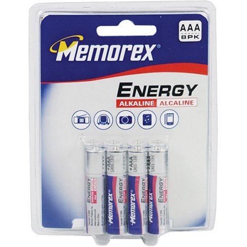Memorex High Performance AAA Alkaline Battery 8 Pack