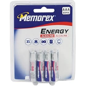 Memorex High Performance AAA Alkaline Battery 8 Pack